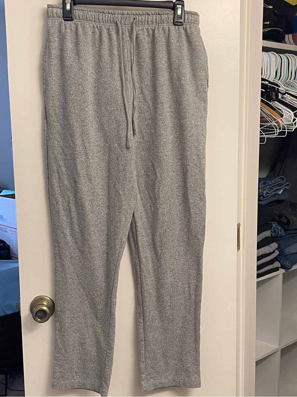 Eddie Bauer Men's Light Gray Drawstring Joggers